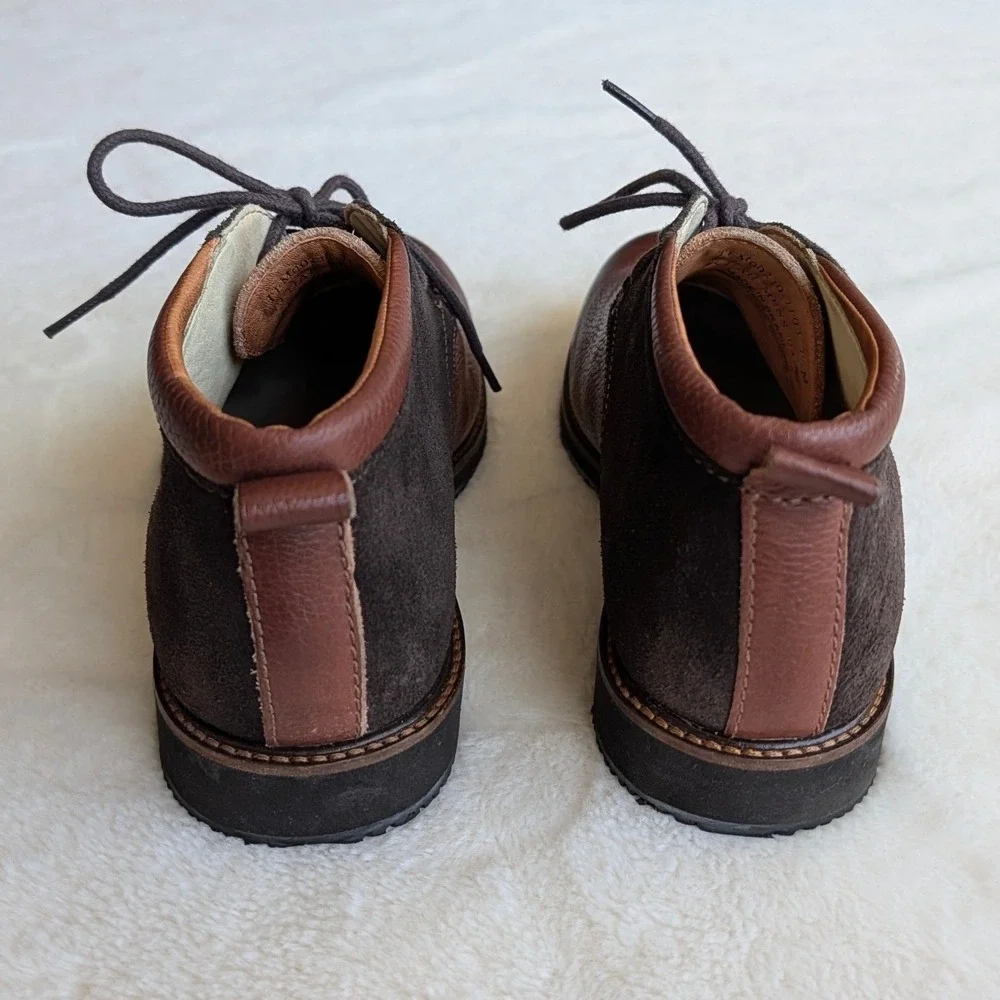 Tommy Bahama Elijah Men's Brown Leather Suede Chukka Boots Size 7.5 M